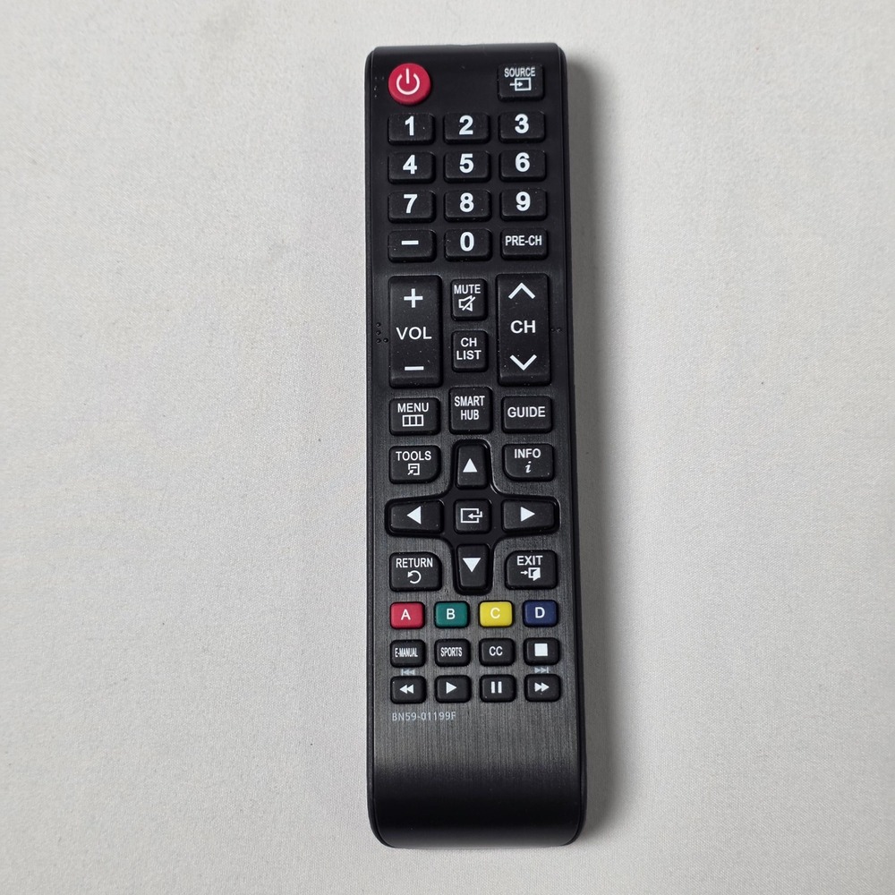 Samsung TV Remote Control‎ BN59-01199F Smart Hub Black Replacement Accessory